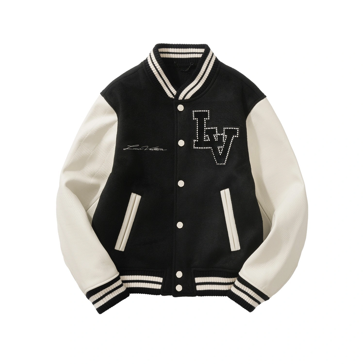 wg.luxury-- 8V cowhide wool Cotton Damie Marque 1V déposée embroidery item:E-F509L2772H